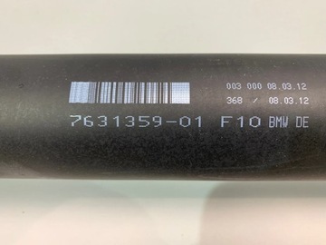 BMW 6 F06 F11 HŘÍDEL HNACÍ ROVNÝ IDEÁLNÍ 7631359