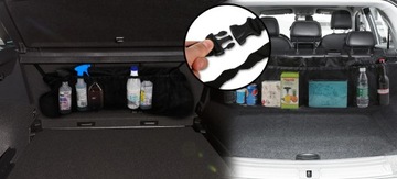ОРГАНАЙЗЕР БАГАЖНИКА ДЛЯ СПИНКИ АВТОМОБИЛЯ, КОМПЛЕКТ УДОБНЫХ РУЧОК
