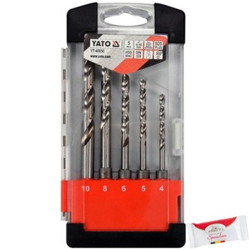 WIERTŁA DO METALU HSS 6542 5SZT SDS PLUS YATO