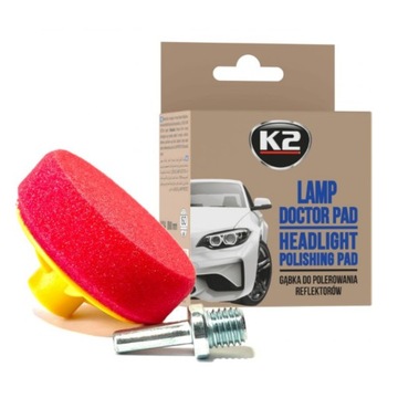 Комплект для регенерации фар K2 Vapron + паста и полировальная подушечка