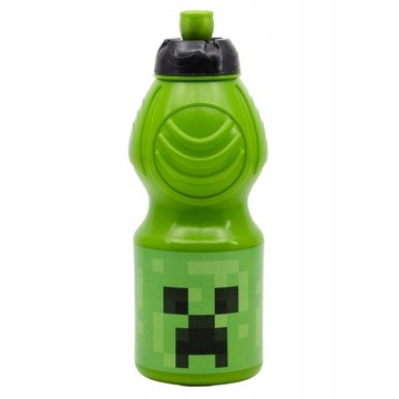 Minecraft Bidon plastikowy z ustnikiem 400 ml
