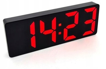 ZEGAR ELEKTRONICZNY LED BUDZIK ZEGAREK Z ALARMEM C