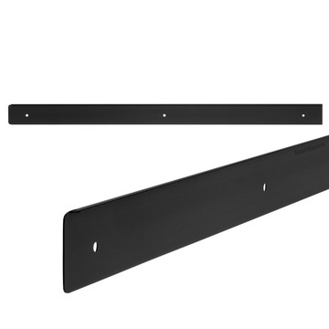 LISTWA MEBLOWA KUCHENNA PRZYBLATOWA BOCZNA DO BLATU 38MM L-600 CZARNA LEWA