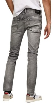 Pepe Jeans Męskie dżinsy Hatch Slim Fit, Szary