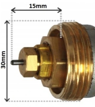 Головка Invena Mini 2 Prov CD-74-015, белая