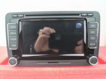 VW VOLKSWAGEN RNS 510 Radio Nawigacja Multimedia 3C8035685A Uszkodzony