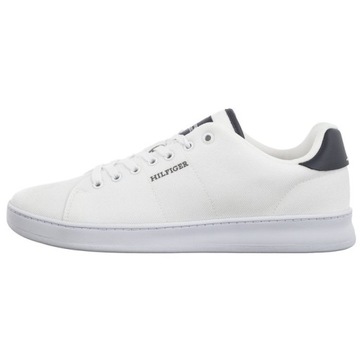 Buty Sneakersy Męskie Tommy Hilfiger Court Cupsole Pique White Białe