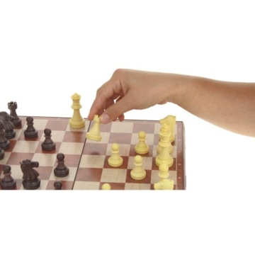 Классические шахматы, магнитные шашки 2в1