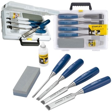 НАБОР ДОЛОТО STANLEY 16-130 6 ШТ. С ТОЧИЛКОЙ ДЛЯ ДОЛОТА