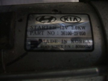 KIA SORENTO 2.2CRDI HYUNDAI SANTA FE III STARTÉR STARTER 36100-2F050