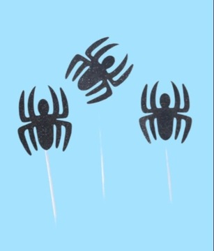 Топперы «Человек-паук» 10 штук на праздничный торт
