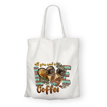 TORBA SHOPERKA ZAKUPY PREZENT - COFFEE KAWA