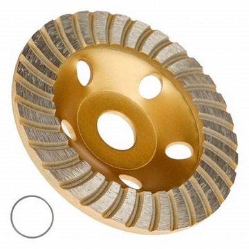 TARCZA DO SZLIFOWANIA BETONU TURBO GARNKOWA 125 MM