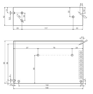 КОММУТАЦИОННЫЙ БУФЕРНЫЙ ИСТОЧНИК ПИТАНИЯ ИБП 12В 7А PSB-12V7A