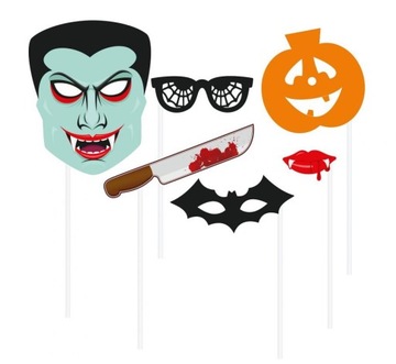 Rekwizyty akcesoria gadżety do zdjęć na Halloween
