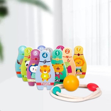 Maluchy Kręgle Edukacyjne kręgle Kręgle z