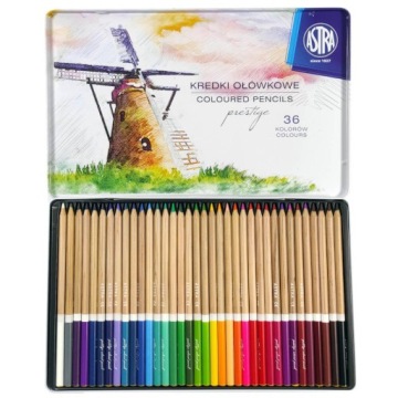 Карандаши Prestige из кедра, 36 цветов.