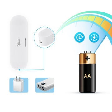 Датчик температуры и влажности ZigBee TUYA Smart Life Домашний гигрометр