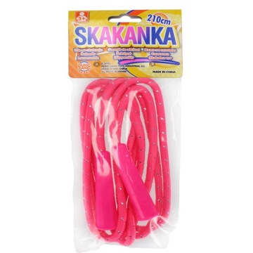 СКАЛАВКА для ДЕТЕЙ, блестки, микс ЦВЕТОВ, 210 см, СКАКАВКА, МЕГА КРЕАТИВ