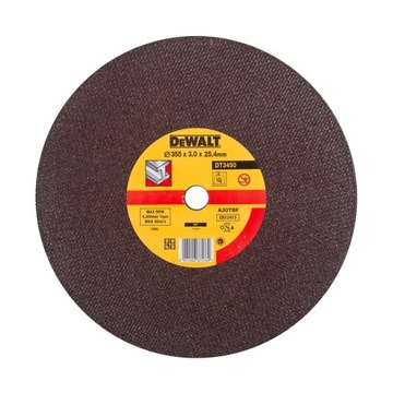 DEWALT TARCZA TNĄCA DO METALU DT3450 355 MM