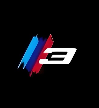 BMW 3: E90, E91, E92, E93, M3, F30 - Projektor Logo do drzwi LED 2szt