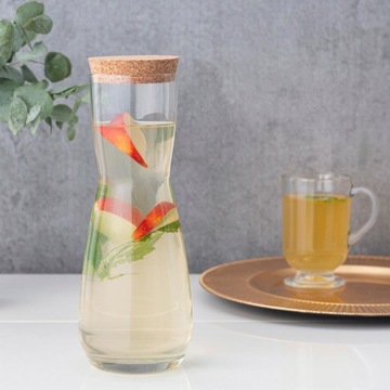 ГРАФИН ДЛЯ ВОДЫ СТЕКЛЯННЫЙ С ПРОБКОЙ Набор из 2 шт.