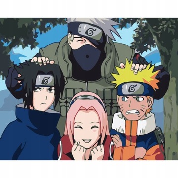 Obraz do MALOWANIA PO NUMERACH - NARUTO