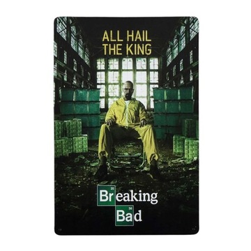 Plakat Tabliczka ozdobna metalowa retro BREAKING BAD