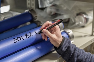 Edding 300 синий перманентный маркер x14