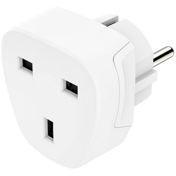 Дорожный адаптер HAMA Basic Socket (Великобритания – ЕС)