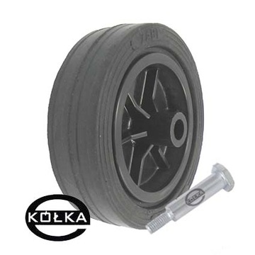 Koło,kółko do kosiarki fi.125 mm,plus śruba T7*M10