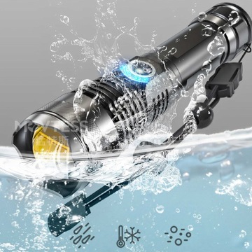 ВОЕННЫЙ ТАКТИЧЕСКИЙ ФОНАРЬ МОЩНЫЙ СВЕТОДИОДНЫЙ ПОИСК ЗУМА