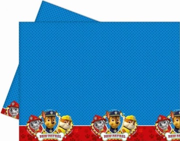 Скатерть из фольги на день рождения PAW PATROL 120x180см
