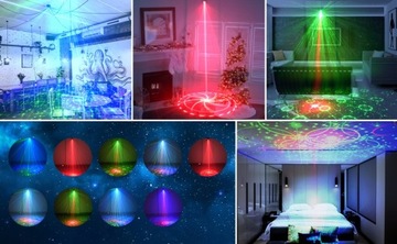 ДИСКО-ЛАМПА RGB ПРОЕКТОР LASER PILOT 240 моделей
