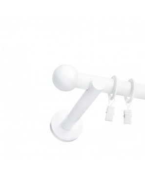 СОВРЕМЕННЫЙ ОДИНАРНЫЙ БЕЛЫЙ КАРДИН, FI 19мм, 300см