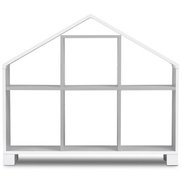 Детский книжный шкаф СКАЗОЧНЫЙ ДОМ серый коллекция MIRUM