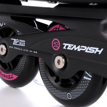 Женские роликовые коньки Tempish Wox 2 для фитнеса ABEC 7 розовые 4