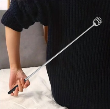 Телескопическая когтеточка-массажер для спины, когтеточка для яичного тела в подарок