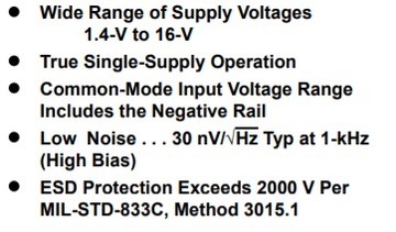 [1 шт.] TLC251CP LinCMOS GAIN. РАБОТА DIP8 Техас