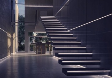 ZAŚLEPKI SREBRNE KOMPLET - PROFIL WYPUKŁY LED P6-1