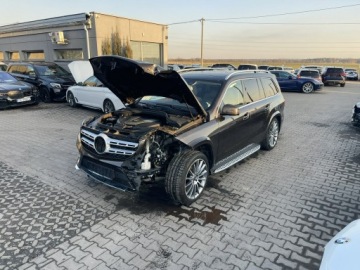 Mercedes GLS X166 Off-Tourer 3.0 350 d 258KM 2017 Mercedes GLS Klasa EU 4Matic Kamery 360 Pneumatyka, zdjęcie 4
