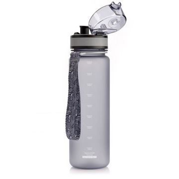 BIDON BUTELKA SPORTOWA METEOR 500ml 22,5cm TRITAN wskaźnik wody uchwyt