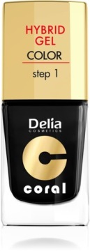 DELIA лак HYBRID GEL, этап 1, 11 мл, 58 РОЗОВЫЙ