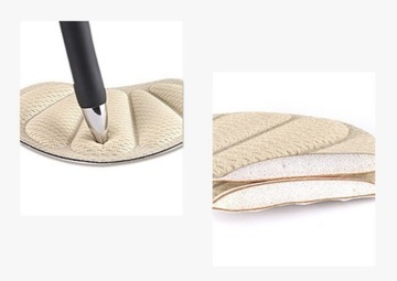 ЗАЖИМЫ ДЛЯ ОБУВИ, ПРИКЛЕЕННЫЕ СТЕЛКИ, ЦАРАПИНЫ НА ПЯТКАХ