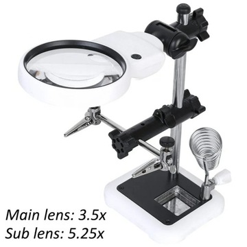 Лупа для пайки 6 светодиодов настольная лампа XGETOP