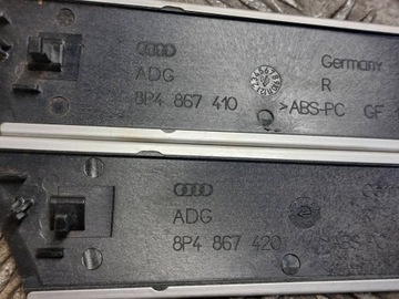 DEKORACE LIŠTA ZDOBENÍ KOMPLET S-LINE AUDI A3 8P FACELIFT SPORTBACK