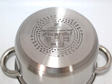 Набор кастрюль Kamille, нержавеющая сталь, 4 шт.