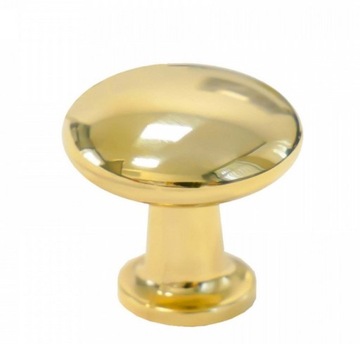 Gałka meblowa okrągła Fi-31 mm GM-287 złoty połysk