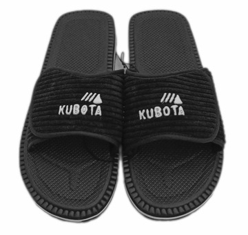 KLAPKI KUBOTA Rzep Sztruksowe CZARNE rozm 43