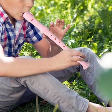 Набор блокфлейт сопрано, легкая детская блокфлейта с великолепным звуком, флейта розового цвета